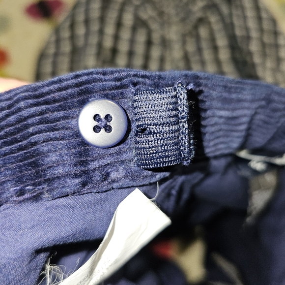 Ralph Lauren Blue Label Girl Sz 5 Navy Skirt Matching Button Up Ruffle Plaid Top - Picture 6 of 12